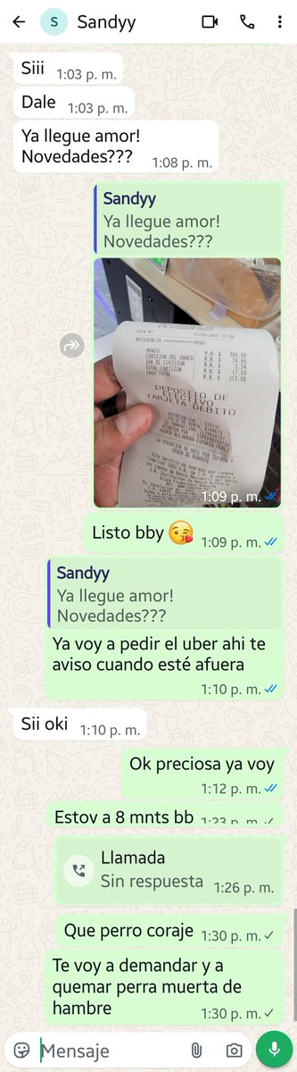 anjel21_'s tweet photo. @estafasmty No caigan chicos es una estafadora un compañero le deposito y al momento lo Bloqueo por whats y su numero de cell ya la reporte ala muerta de hambre por todas sus redes denuncien. https://t.co/NUcYvvhZFQ
