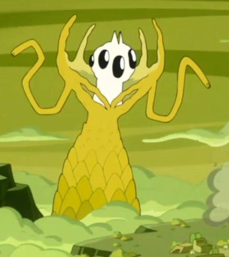 N1_KOO_fan's tweet photo. Fact #14, Jesse Moynihan(story board artist) revealed on his Tumblr that Orgalorg was supposed to be the villain of an Adventure time TV movie, but it got abandoned https://t.co/x5X6iY7y6T