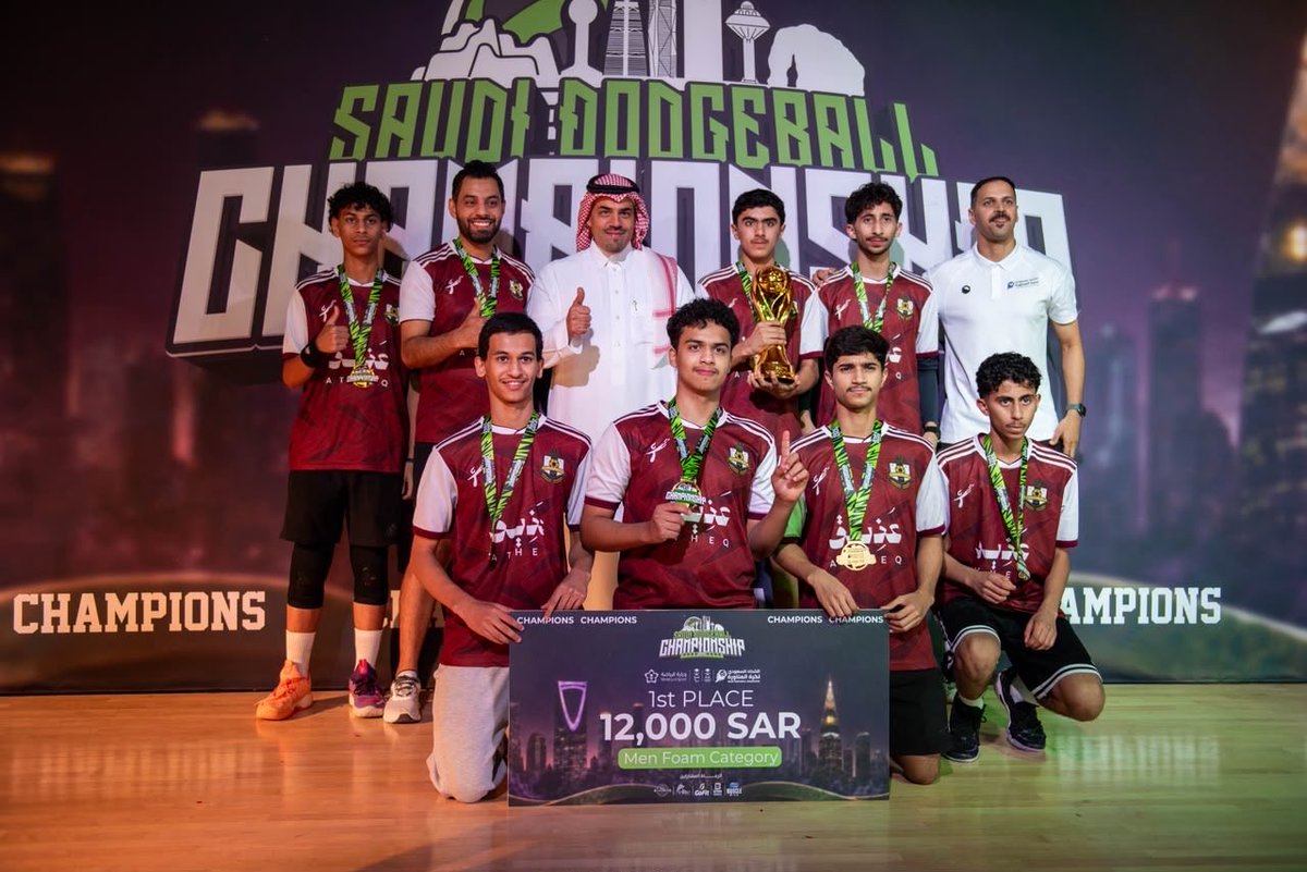 SaudAlsaud's tweet photo. الحمدلله على ختام بطولة المملكة لكرة المناورة 2026 🇸🇦🏆

فخور بكل لاعب ولاعبة شاركوا وقدموا مستوى يشرّف، وشكرا للأجهزة الفنية، الإدارية، المنظمين، شركائنا ورعاتنا على هذا النجاح.

مبروك لأبطالنا وبطلاتنا، وحظ أوفر للجميع، مشوارنا مستمر، وطموحنا كبير، والقادم بإذن الله أجمل. https://t.co/6glc3SowBr