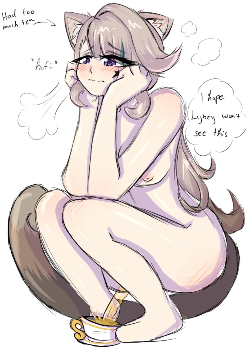 SnowdropsArt's tweet photo. What happens when Lynette drinks too much tea? She makes even better tea~ ^^
#omoart #omorashi #genshin #digitalart #Lynette #おしっこ #omorashiart #Nsfw #art #nsfwart #piss #watersportsㅤㅤㅤ https://t.co/Tm1F2LbwDD