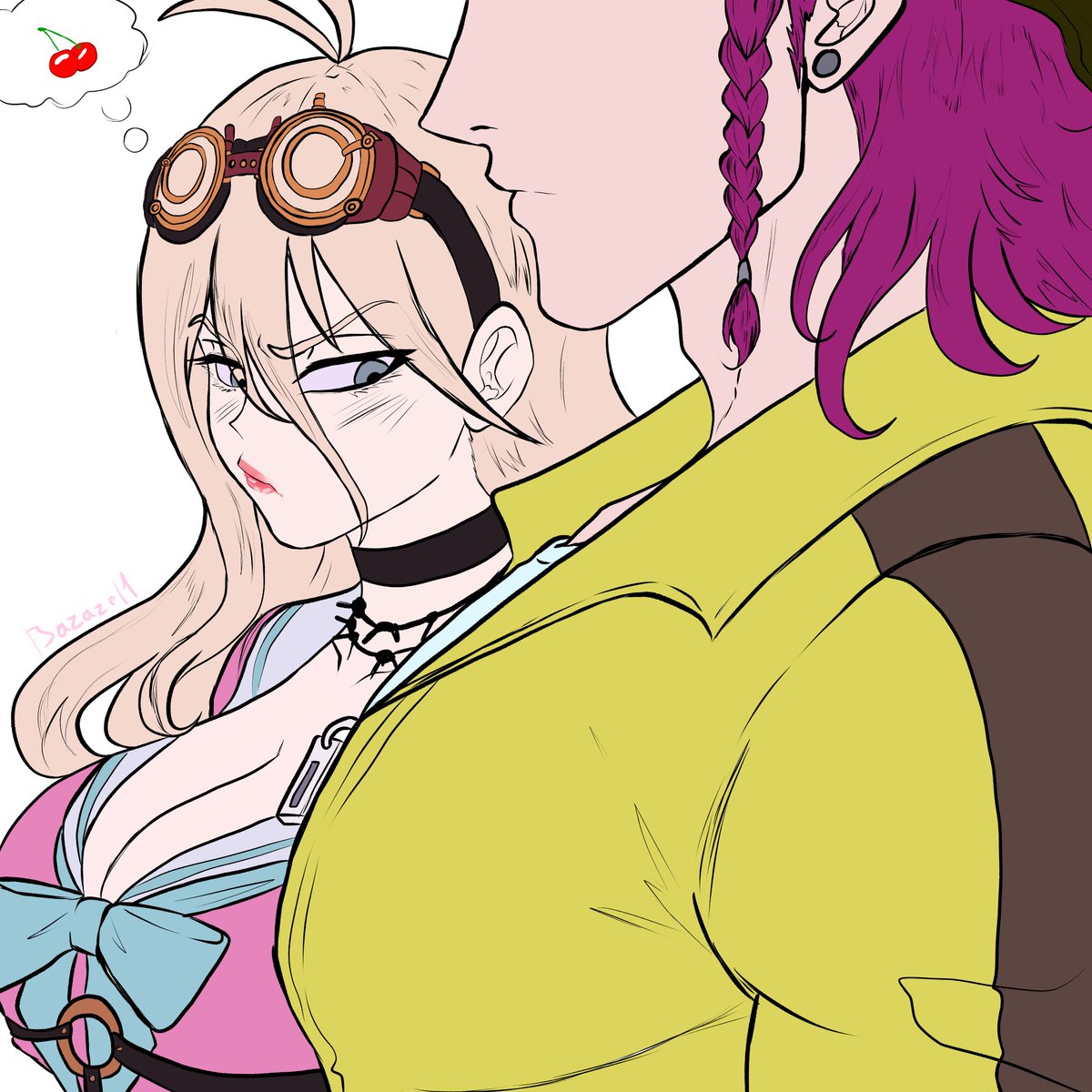 bazazel1's tweet photo. Biblical greed (Wait until she sees the backside)
#Danganronpa https://t.co/eZafQMxbOI