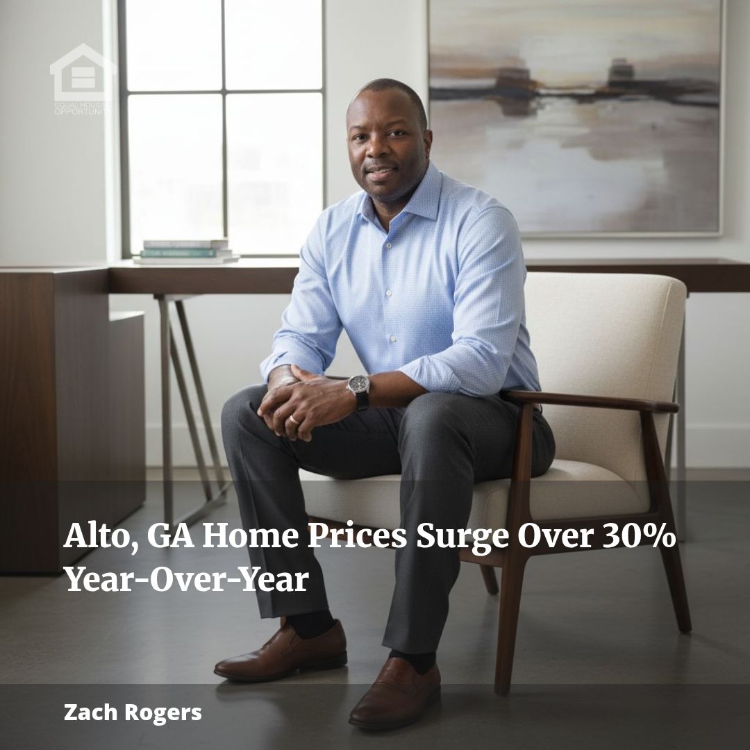 RealEstateIRL's tweet photo. Alto, GA Home Prices Surge Over 30% Year-Over-Year
It’s been an impressive year for Alto, GA—home prices have surged 33% year-over-year. This incredible growth speaks volumes about the current demand and the increasing value of properties in our market. As someone who lives ... https://t.co/3hnXKfYF8g