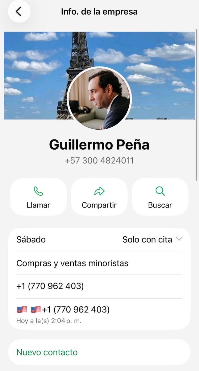GuillermoP_HN's tweet photo. Aviso Público:

Este número de teléfono de COLOMBIA +573004824011 está usando mi nombre para extraer información por @WhatsApp. 

Tengan cuidado, reporten y bloqueen ese número. https://t.co/i3Zoopm0Ya
