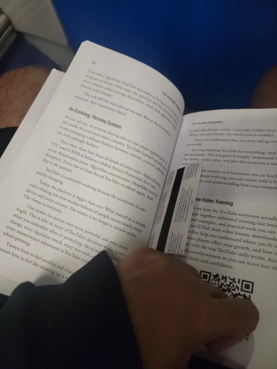 itsmern51's tweet photo. Completed like 2 Chapter from the Book. Never liked Reading books, So decided I won't even check how many chapters there & what are the names. I am going with the flow. Till Now Learned about @derraleves life & Why we wouldn't blame Youtube. 

I replace my laptop work on Bus Train & Phone scorlling with Reading this book. One person asked me what is this book because I remove the book cover. It seems like maybe the Name disappointed him because its a book for Youtube not a Book for stories . whatever I am a Data Nerd , Science Lover so I don't like reading regular books but still somehow the love for you still kept me readying this for 2 days  which is kinda awesome . I hope oneday I will forward this book instead of @MrBeast
