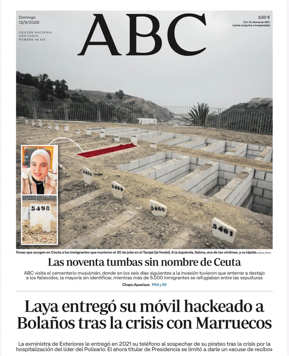 KettyGarat's tweet photo. #Exclusiva mañana en ABC. La exministra de Exteriores, Arancha González Laya le entregó su móvil hackeado a Félix Bolaños en 2021 tras acoger al líder del Frente Polisario y el Gobierno lo ocultó.
👇👇👇 https://t.co/XcVzc7jMg5