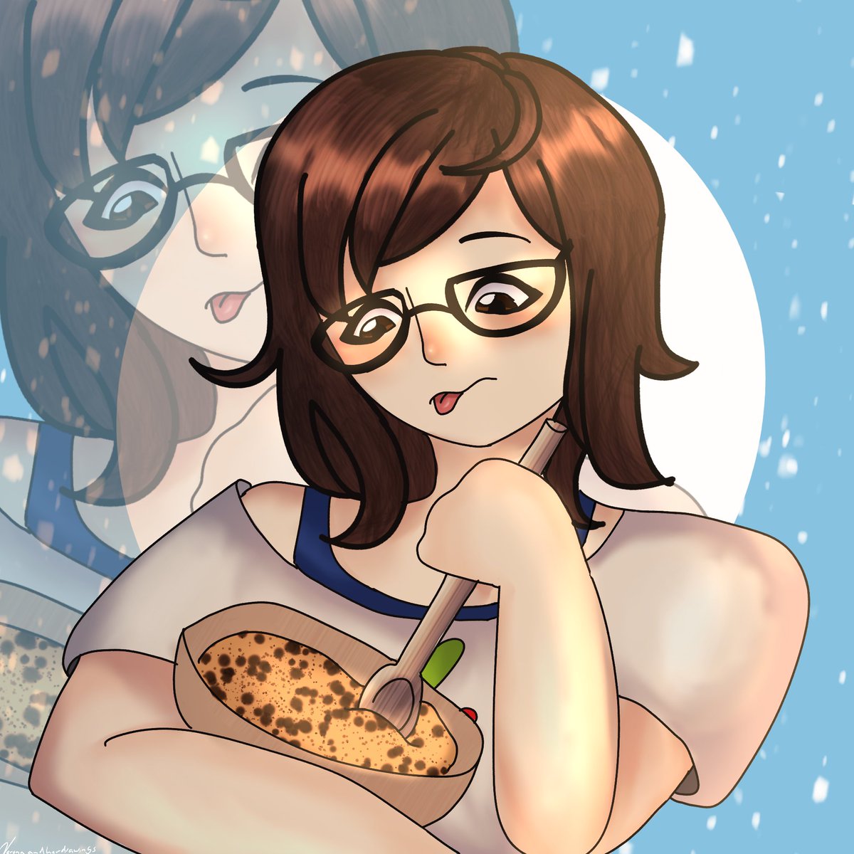 inter_st3lla's tweet photo. Pajamei making cookies! #overwatch #fanart #artmootsㅤ https://t.co/okAGNjyNjX