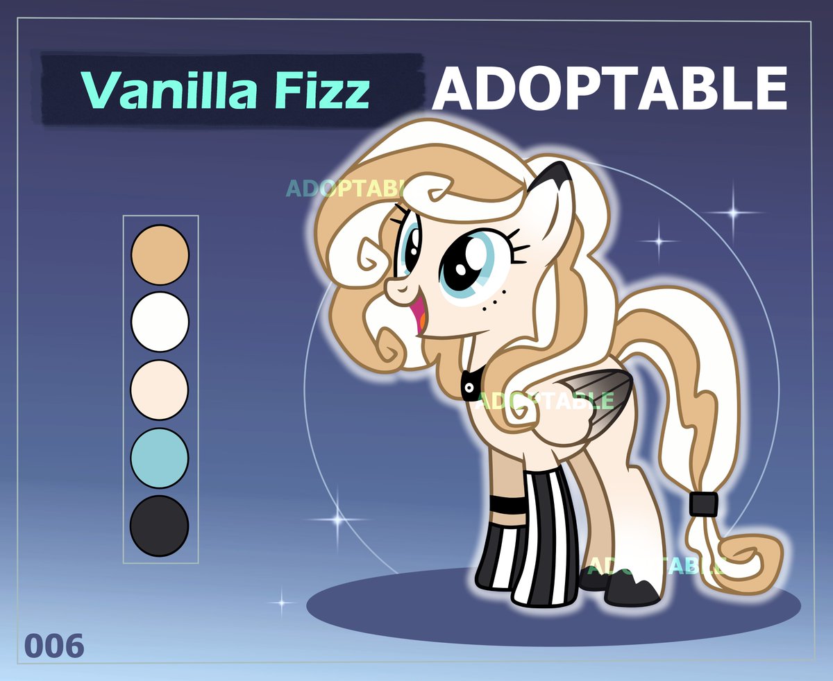 Feijoaa14's tweet photo. Adoptable Vanilla Fizz Pony! ❤︎
➤ SB: $3
➤ MI: $1
➤ AB: $15 [+commercial use]

Full TOS + Auction: https://t.co/24l0YioDRY

#adopt #adoptable #AdopMePlease #characteradopt #adoptauction #oc #originalcharacter #characterdesign #pony #MLP #art #auction https://t.co/CU2qLnUMVN