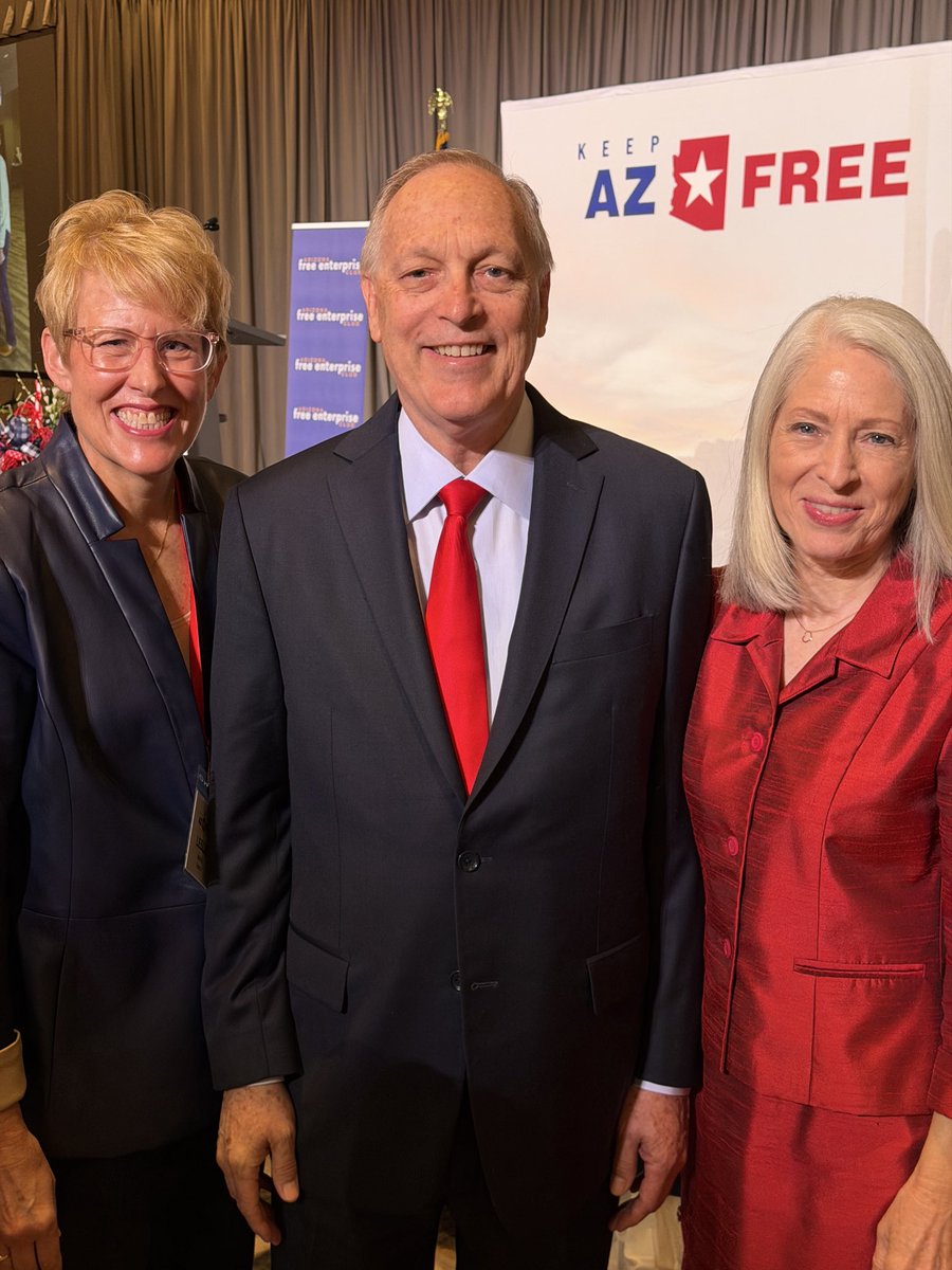 RealLeslieWhite's tweet photo. Wow what a motivational speech by @andybiggs4az today at #AZSummit put on by @azfec ‼️Both Andy and Cindy love Arizona and it shows! The next governor of #Arizona‼️ #GOP #Grassroots #AZ https://t.co/vXaJkn88pT