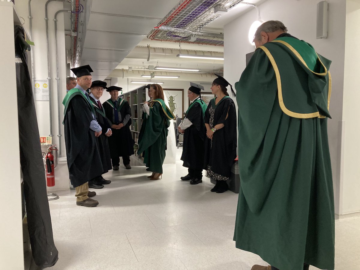 BNAscience's tweet photo. Today’s Encaenia &amp; conference of the British Naturalists’ Association at the @NHM_London was a great event.  Associates, Registered Members, Fellows &amp; Hon Fellows gowning up for the precession &amp; Encaenia today (Saturday) https://t.co/zbfN2F5Ecv