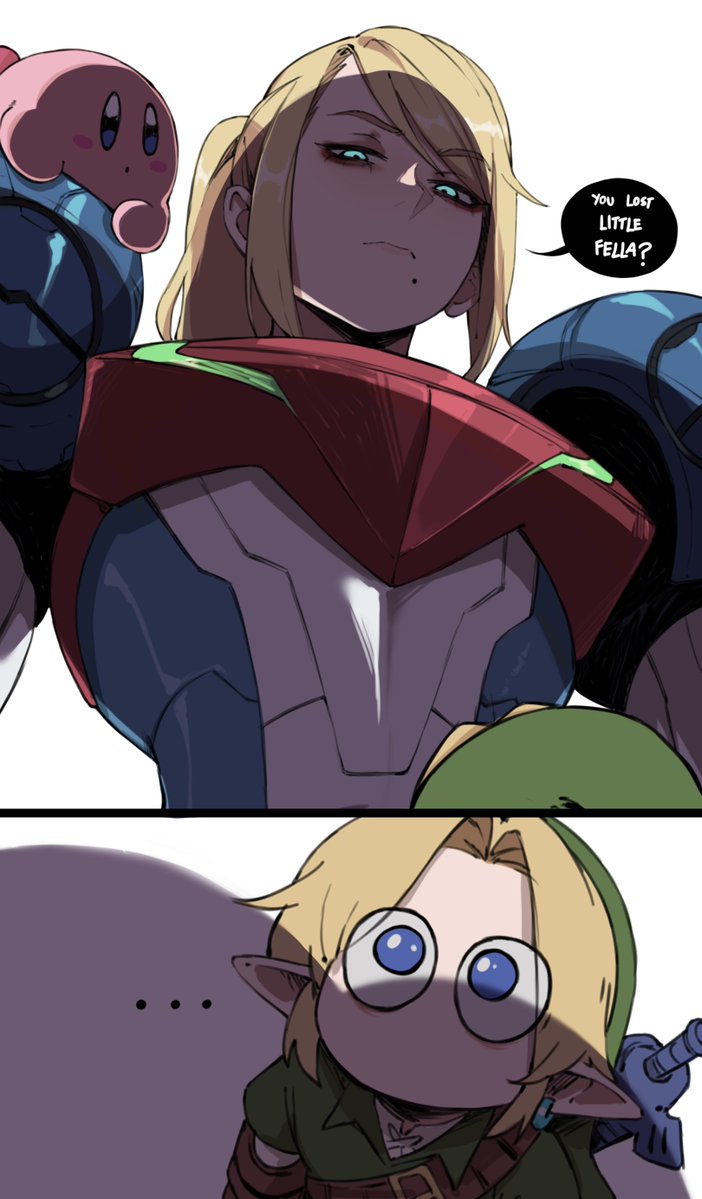 masoq095's tweet photo. samus makes a new friend? https://t.co/gqAerYtRaO