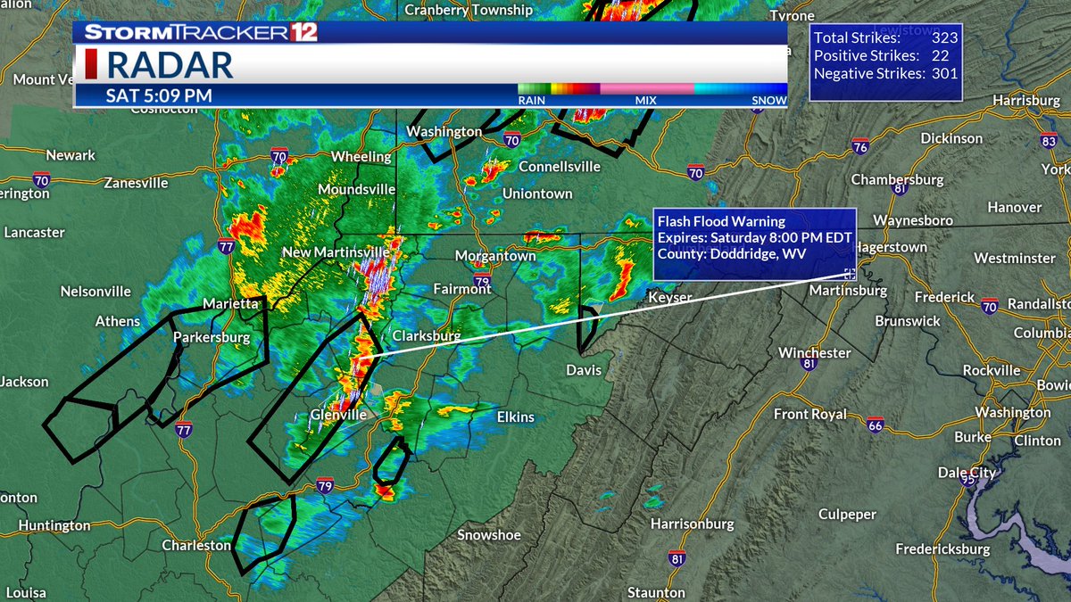 mnfwx22's tweet photo. 09/12/26 - 5:10 PM: A Flash Flood Warning has been issued for portions of Doddridge, Gilmer, Ritchie, and Lewis Counties until 8:00 PM. Between 1 and 3 inches of rain have fallen. Turn around don't drown! https://t.co/fUD12zf6Sh