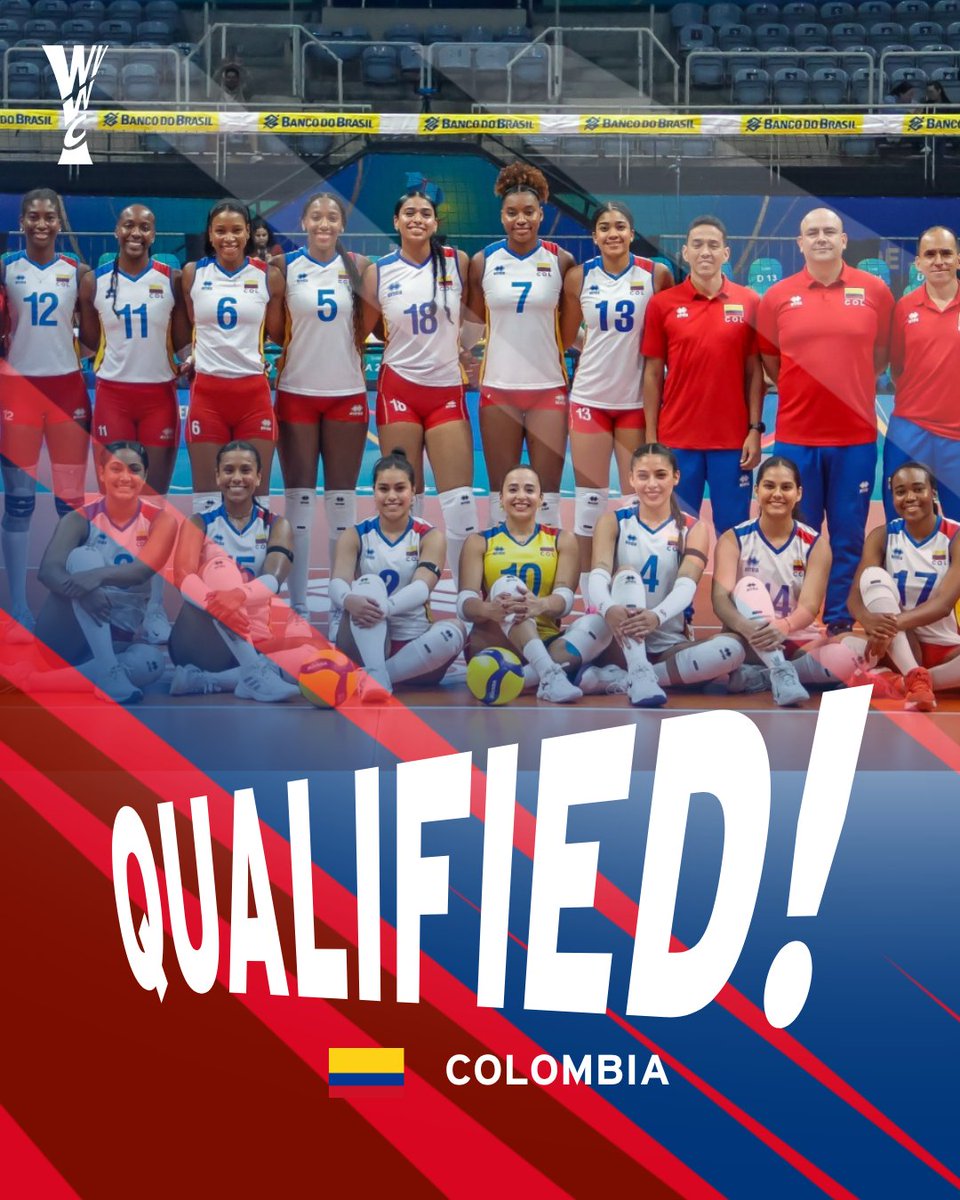 volleyballworld's tweet photo. ๐จ๐ด COLOMBIA ARE WORLD CUP BOUND! ๐๏ธ๐
Colombia have booked their place at the 2027 FIVB Volleyball Womenโs World Cup! ๐๐ฅ
They are ready to represent South America on the world stage. ๐๐โค๏ธ
See you at the World Cup, Colombia! ๐จ๐ดโจ
๐ #Volleyball #VBWorldCup https://t.co/V8nlQuwqlp