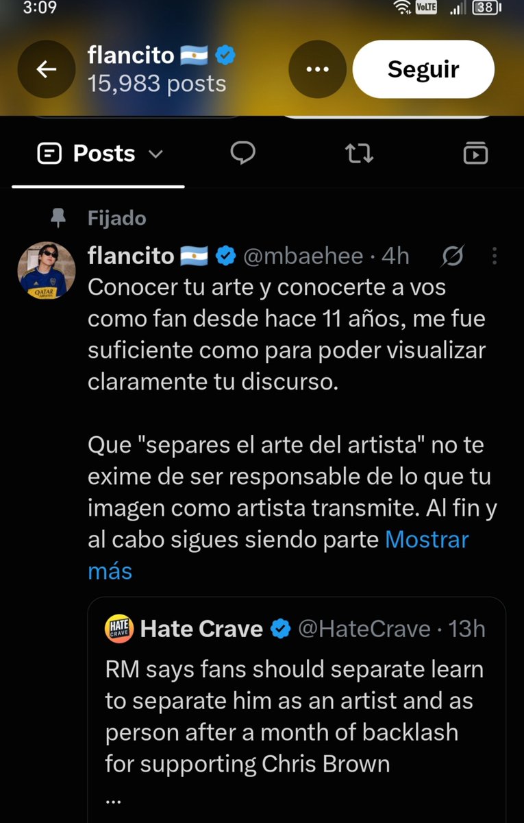 thsweeth's tweet photo. Para mi cualquiera que comparta y crea en cualquier discurso de Hatecrav3 es anti, esto solo es una excusa para tirar su mierda a nj, revisen si tienen mutis que la siguen

https://t.co/Co2PMRWGPe https://t.co/lnURAazyja
