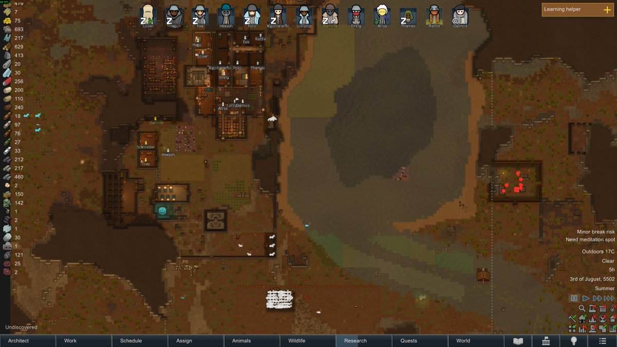 QuarbitVT's tweet photo. In today's stream: The Curse of the Nile (river flooded, no food) https://t.co/EE945PbPSQ