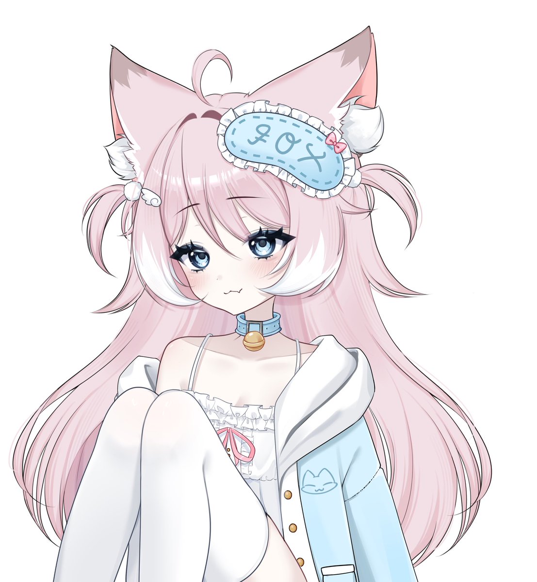 poffune's tweet photo. i’ve decided to sell my previous design and give her a better home! looking for $600 obo! payment plans ok — dm for more info! 🩷

comes with:
• reference sheet w/ commercial use
• 3 art pieces (one animated)
• one pngtuber
• chibi model art w/ rigging
• 2 emotes https://t.co/R6LSEwKo0u