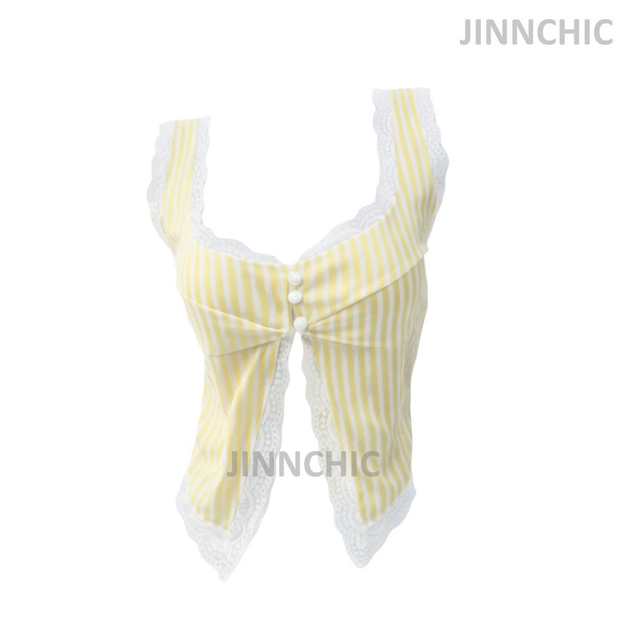 Reaoooooooooo's tweet photo. 🍧 ลองดู JINNCHIC เสื้อสายเดี่ยวผู้หญิง แขนกุด ลายทาง แต่งลูกไม้ สไตล์เซ็กซี่หวานๆ เข้ารูป ช่วยพรางหุ่น ในราคา ฿336 ที่ Shopee https://t.co/x0ZUkfM29U https://t.co/XHQ9mU0YZD