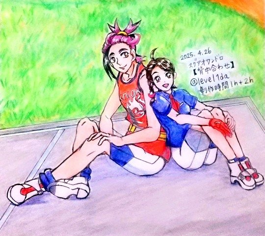 level1da's tweet photo. #スグアオワンドロワンライ再掲祭
お題【背中合わせ】
自分の誕生月にお題が採用されたのがとても嬉しかったのを覚えています☺️
成長ifなスグアオです。

再掲祭ありがとうございます！！ https://t.co/kWjOjSzRbv