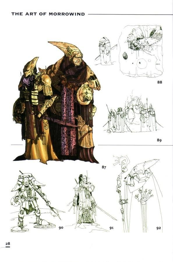 Jetifyed2077's tweet photo. morrowind concept art will always amaze me, it's so inspired and there nothing else like it especially in comparison to the rest of tamriel https://t.co/75zzLQkGGE