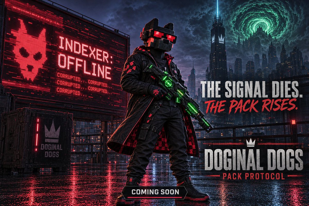 ArmyDoginalDogs's tweet photo. ACT I: The signal dies.
ACT II: Assemble the Pack.
ACT III: Into the dark.
ACT IV: The VOID revealed.
ACT V: Pack Protocol.

One chain. Five acts. Twenty-seven characters.

"They thought destroying the chain would stop us.
It just made us real."

#DoginalDogs #PackProtocol #GameDev