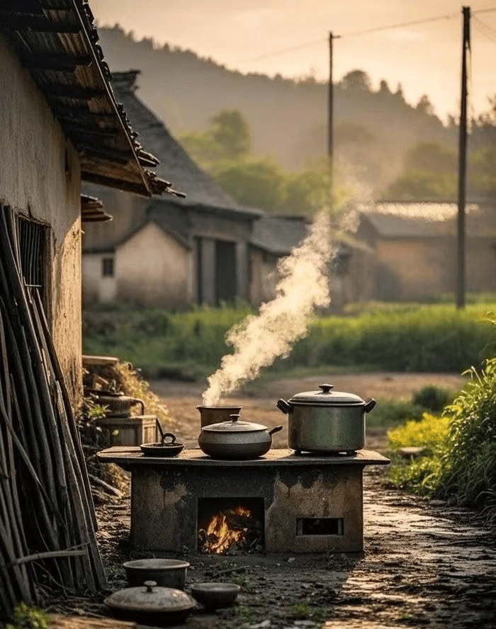 MyHomehluPage's tweet photo. 巷口的阿婆支着小煤炉，蓝花布围裙沾着点烟火气，风卷着桂花香擦过铝锅盖边 ， https://t.co/is8Hkv2nYV