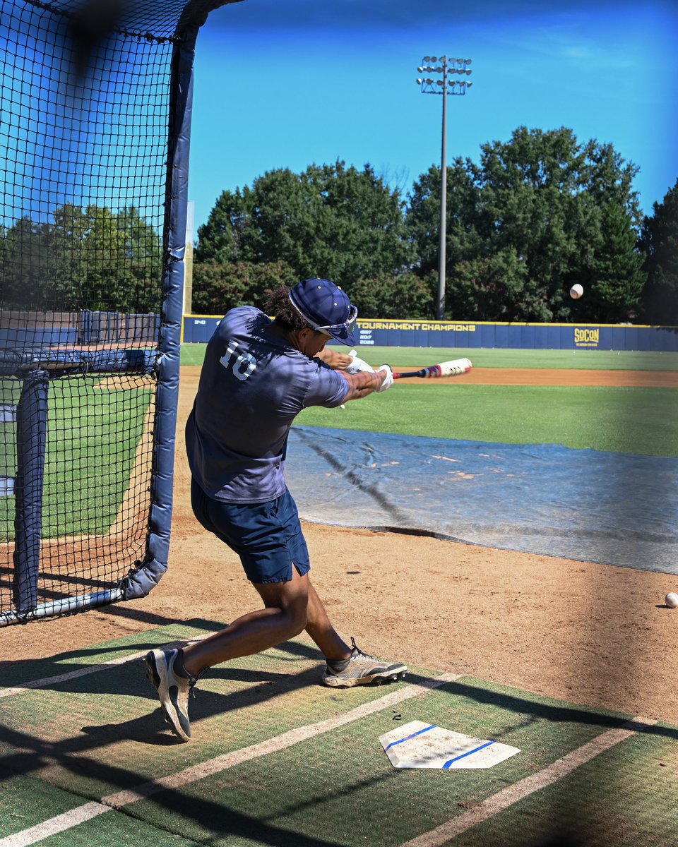 UNCGBaseball's tweet photo. All business when it comes to Bat Day

#letsgoG https://t.co/8iIllIa5qb