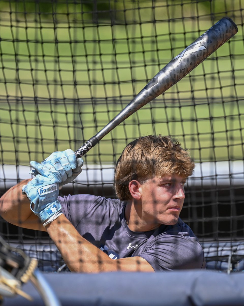 UNCGBaseball's tweet photo. All business when it comes to Bat Day

#letsgoG https://t.co/8iIllIa5qb