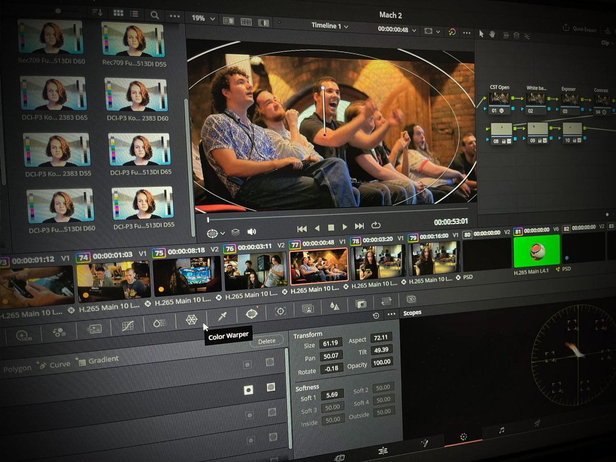 FramedByDarren's tweet photo. The MACH 2 event video edit is finished! 🎬

Now onto the colour grade, and I'm really happy with how the video is coming together so far.

Can't wait to see the finished result! 🎥

#Filmmaking #VideoEditing #ColourGrading #EventFilming #CameraOperator https://t.co/6aFRgHaYIN