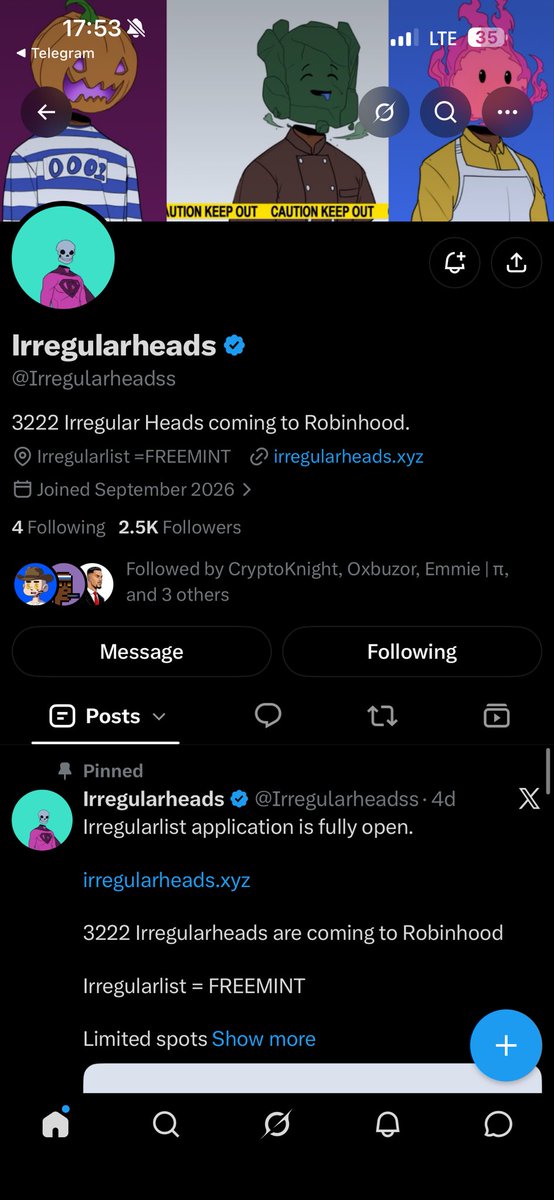 MSolomon199's tweet photo. @heisastaX @Irregularheadss Done 

0x34fa3b70c3865429f4cff19821792666c438b6d8 https://t.co/iqTv0L9Jdn
