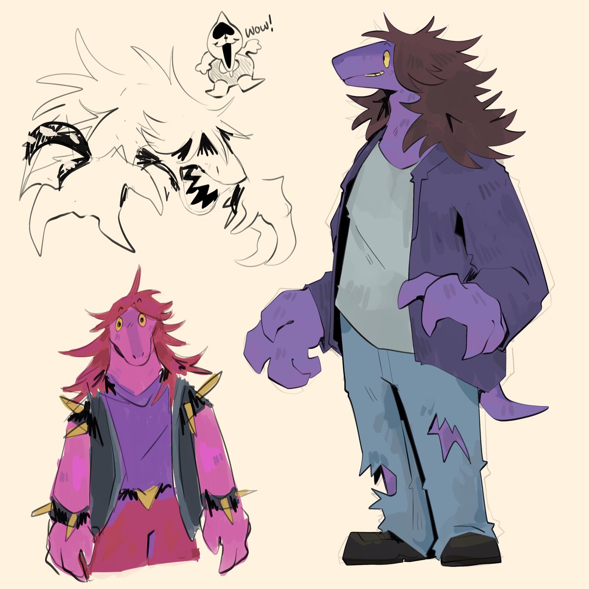 krimmins's tweet photo. Omg I think it’s Susie Deltarune https://t.co/noq8h8yZST