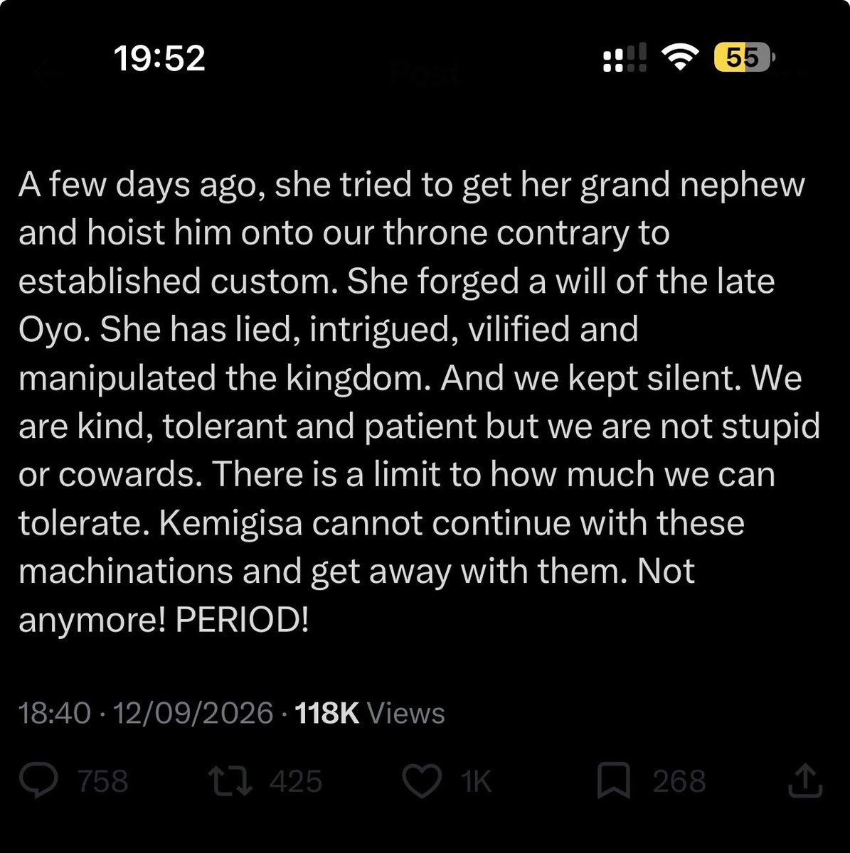 MotivKasagga's tweet photo. In case Prince Mwenda Kijanalugambo deletes!

He accused the QM of ordering the murder of Prince Kijanangoma, elder brother to the king elect. https://t.co/UEQJHUvENE