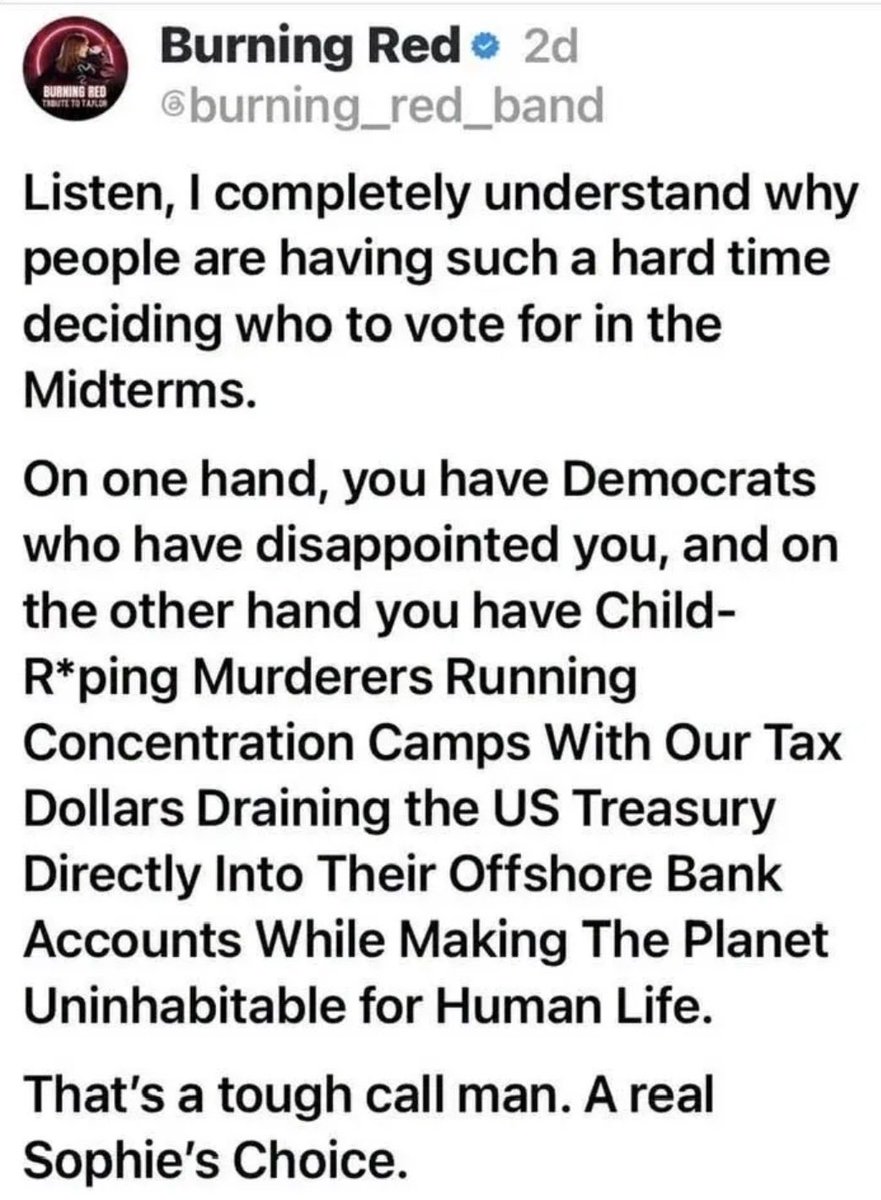 Liberalscum4201's tweet photo. @MAGACult2 @MDomino07 Tough choices 🤔 https://t.co/tzONbKHL1K