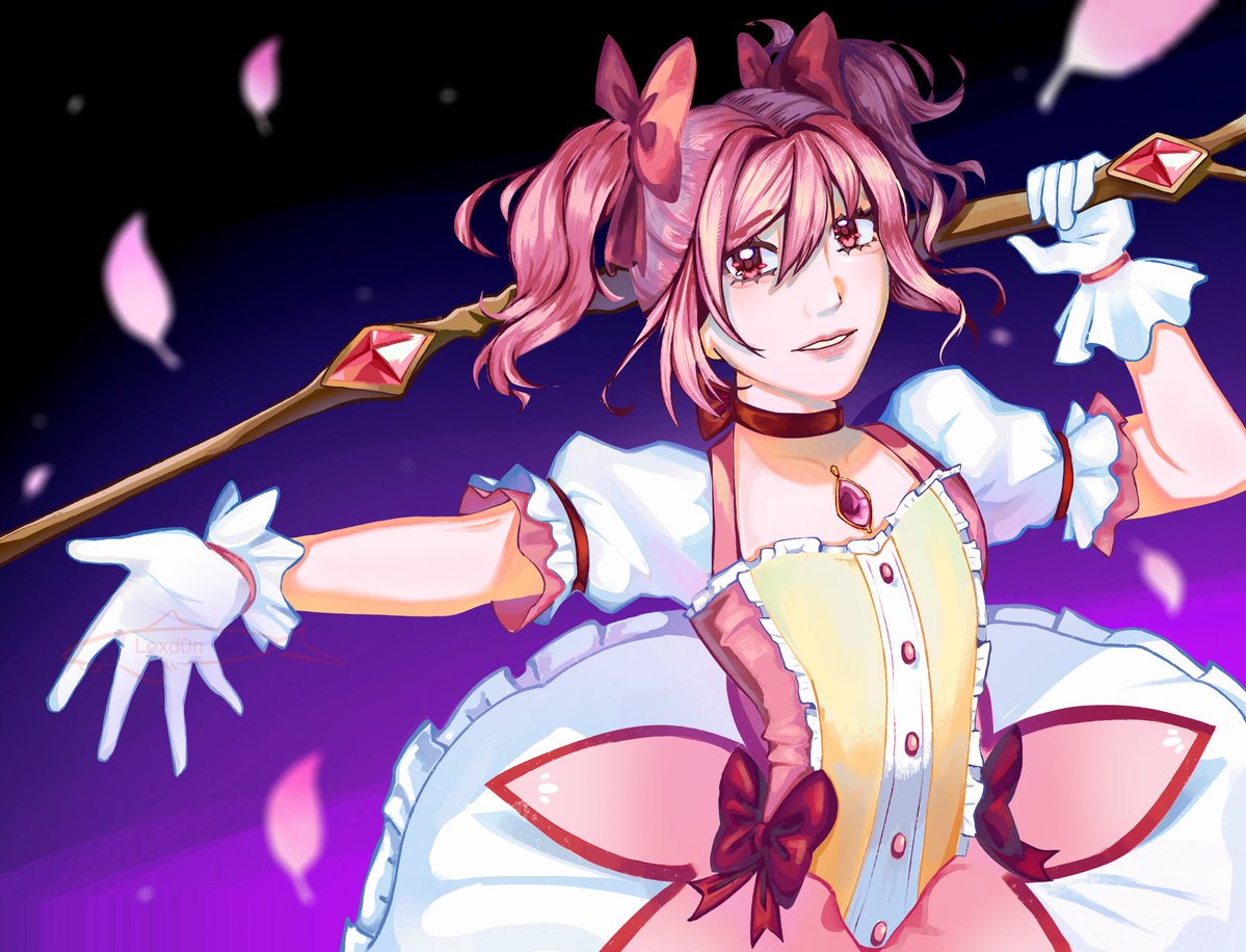 Loxd0n's tweet photo. Just finished madoka magica. I love lesbians ❤️ 

[ #madoka #madokamagica] https://t.co/SBehdO4yBe