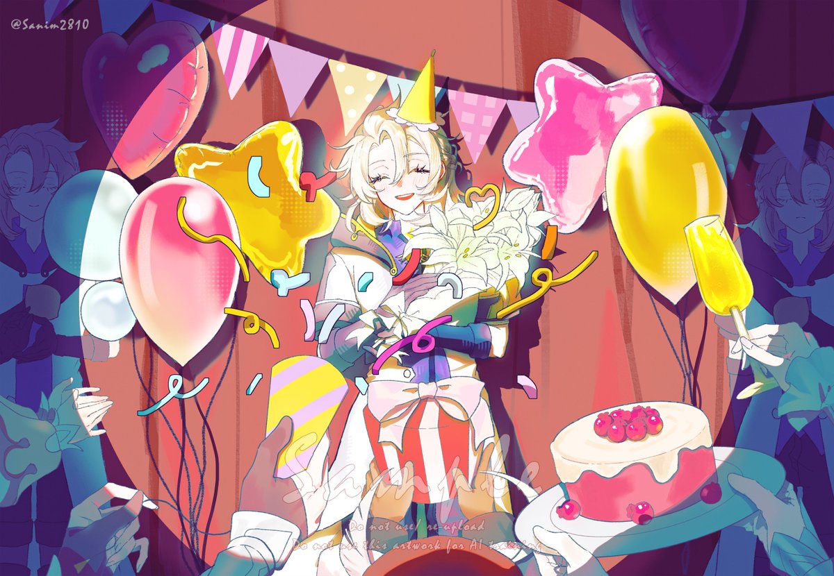 Sanim2810's tweet photo. #アルベド誕生祭2026 #Albedo 
Happy Birthday, my prince 💛 https://t.co/ZPdOLIkxq2