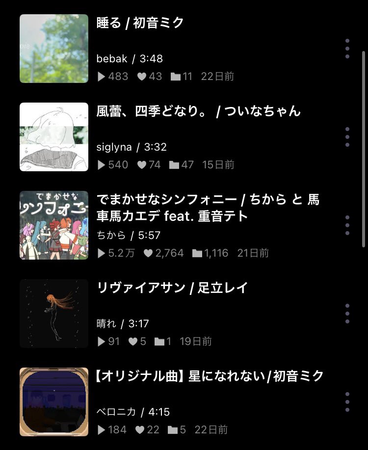 STNofanan's tweet photo. #8月ボカロ10選

睡る/bebak
風蕾、四季どなり。/siglyna
でまかせなシンフォニー/ちから、馬車馬カエデ
リヴァイアサン/晴れ
星になれない/ベロニカ
______________オ/マキシウキョウ
朝焼けの唄/あぢさゐ
ココロの扉/Kaphin
はだし/ヨルノア
叫べる。/もり

どうでしょう https://t.co/UuSFCY7iQ5