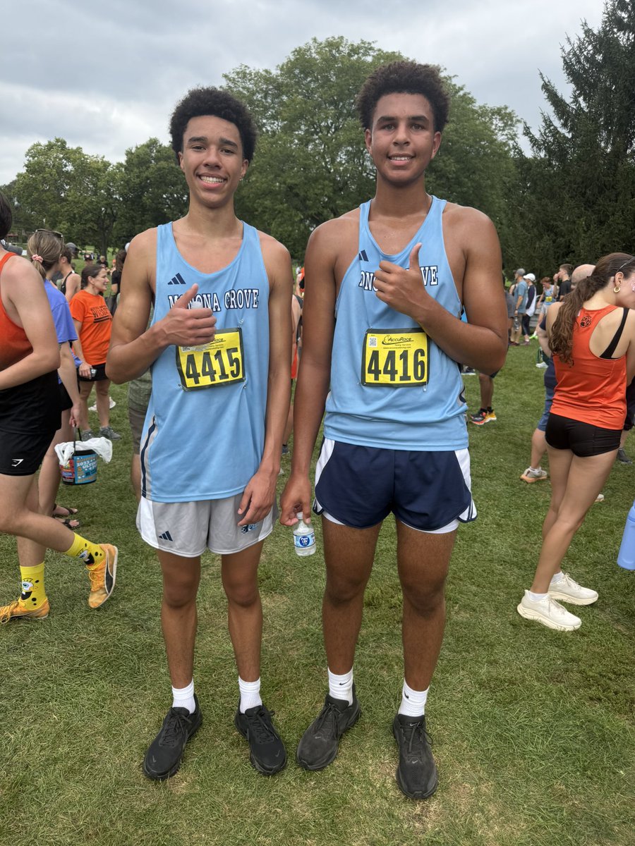 jaydenjacksn4's tweet photo. Me and my boy chase just finished another cross country meet PR by 1:30 for both of us! https://t.co/2eCcZXgNho