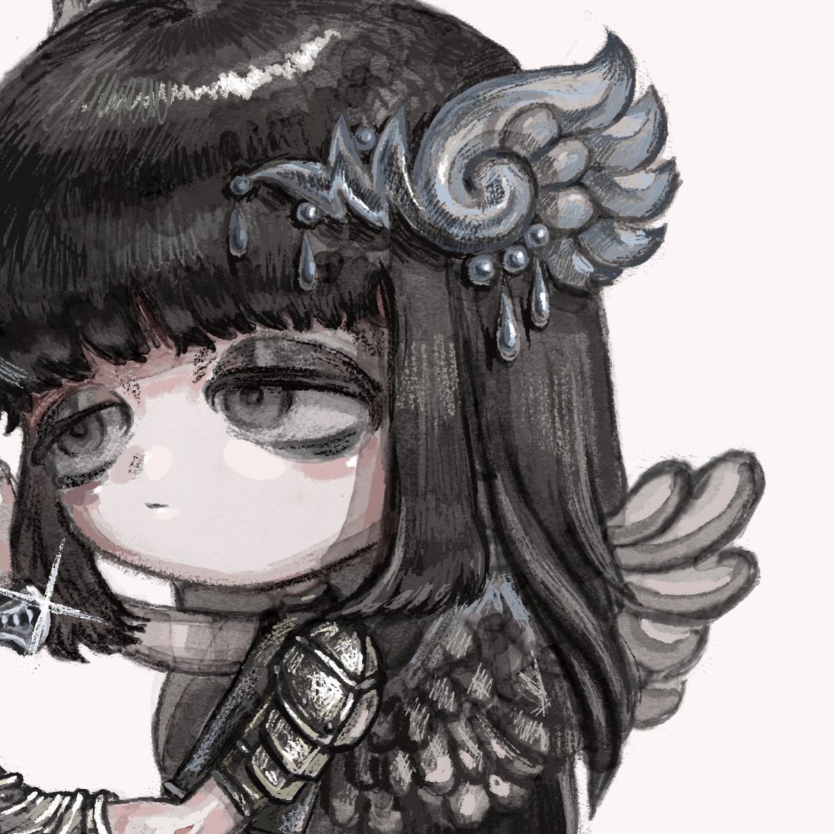 h1mera585's tweet photo. night🤍
#angel #knight #darkfantasyart #illusration #digitalpainting #chibi #chibiart https://t.co/ArqFRejR90