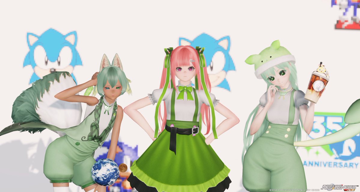 NDango_J's tweet photo. @ayamelmilk #PSO2NGS #天使のNGS https://t.co/66rCk66vix