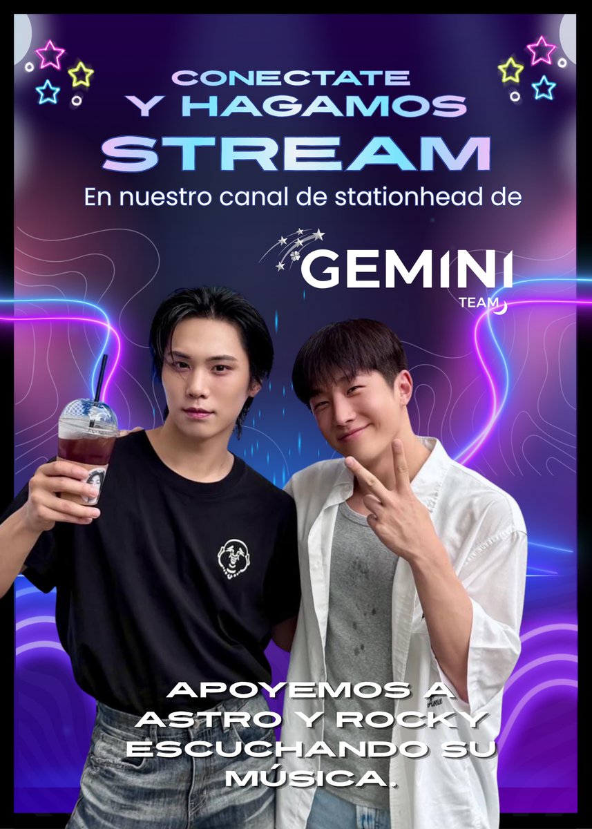 ithmarh's tweet photo. ¡Hola AROHA! 
Te invito a pasar un buen rato escuchando música de ASTRO. 

Ven a nuestra estación en STATIONHEAD GEMINI TEAM, chatea con nosotros y pide esa canción que no puedes dejar de escuchar. 

https://t.co/aOjcBjxEFd

🎶🥰 ¡Te esperamos! https://t.co/RjVxoAY5Ma