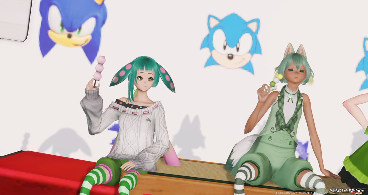NDango_J's tweet photo. @ayamelmilk #PSO2NGS #天使のNGS https://t.co/66rCk66vix