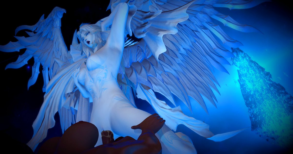 Sypha_Hawke's tweet photo. Over the ages, many of Hydaelyn's chosen succumb to stange dreams. Drawn to Hydaelyn's domain, they are enticed & seduced by something they cannot remember or recall upon waking, their sheets stained in lust.
Even She of the Mothercrystal has needs.
#Sypha #Hydaelyn #GPOSERSLEWD https://t.co/7JasVEzXK6