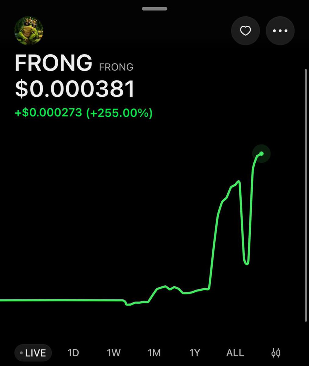 icospeaks's tweet photo. $FRONG PUMP DONE +610% 6x profit on https://t.co/clwpXgbhYl

What a pump done https://t.co/o71ciPYjMX