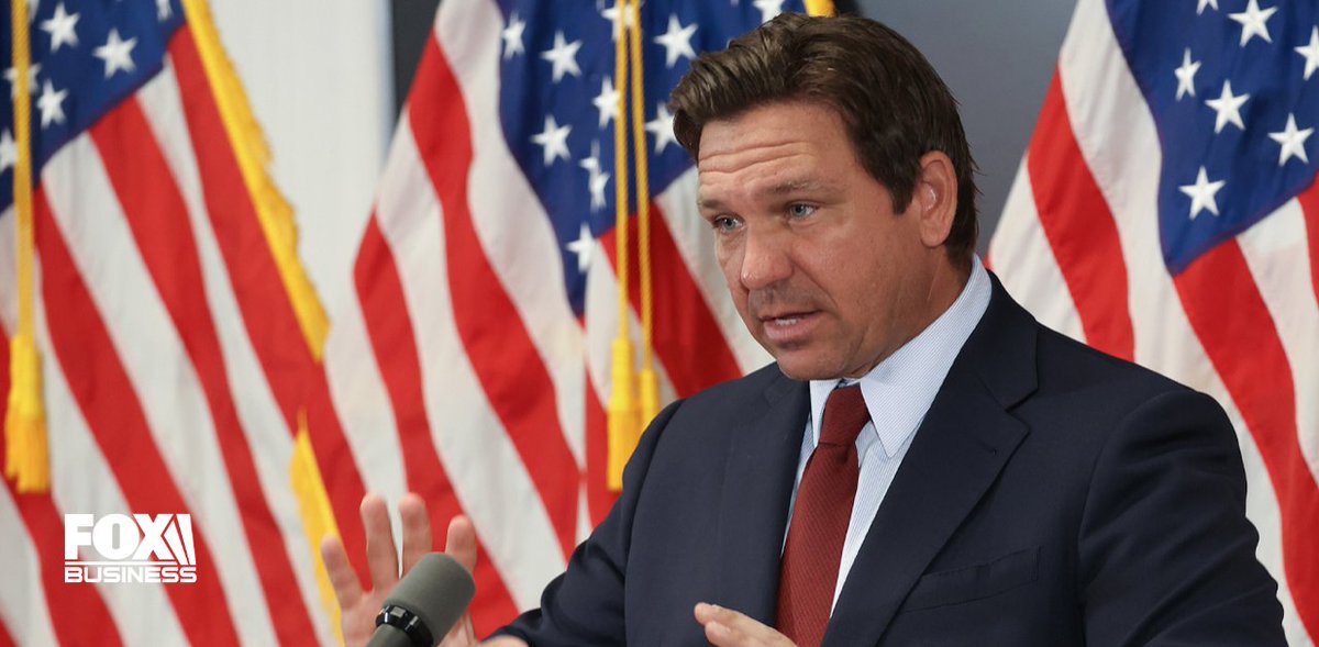FoxNews's tweet photo. Florida Gov. Ron DeSantis is raising concerns about President Trump's proposed $5,000 dividend for American adults.

DeSantis says returning surplus revenue to taxpayers is appropriate, but warns that borrowing money to fund the payments would add to the national debt and fuel inflation.

The comments come after Trump proposed issuing the $5,000 payments if Republicans retain control of both chambers of Congress following the midterm elections.