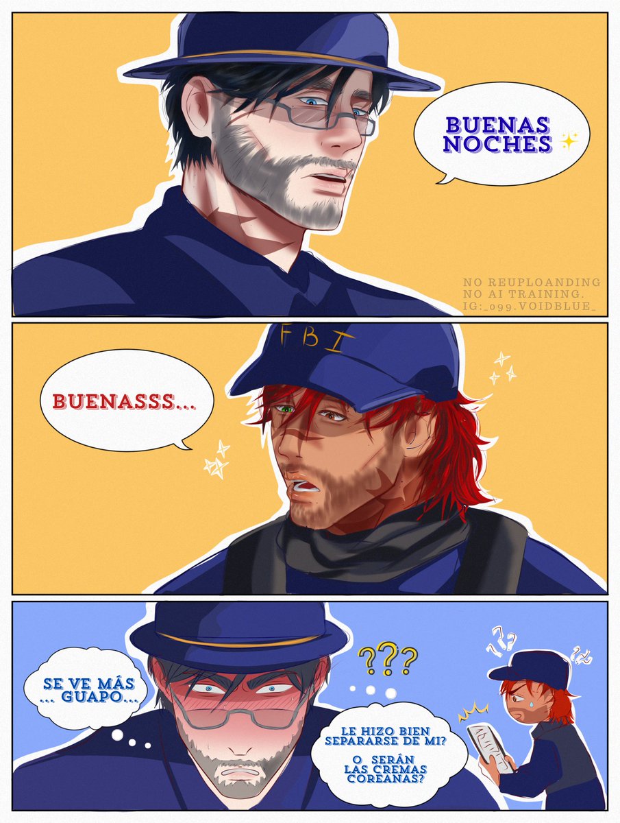 thevoidblue99's tweet photo. Intercambio de palabras entre Volk..digo Rorik y Horacio.✨
Está desprolijo el asunto, pero me gusta!
#volkacio #horacio #volkov https://t.co/rUDm5mmYx2