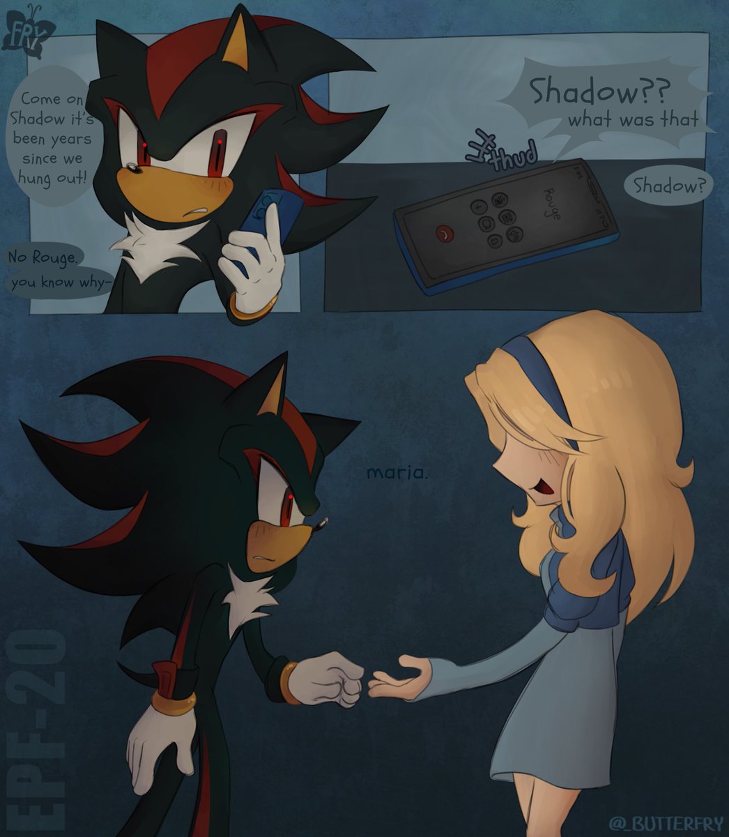 _BButterfry's tweet photo. #EPF20 bringing back this old AU! 
Sry for the angst #shadowthehedgehog https://t.co/NFehw4DO6s