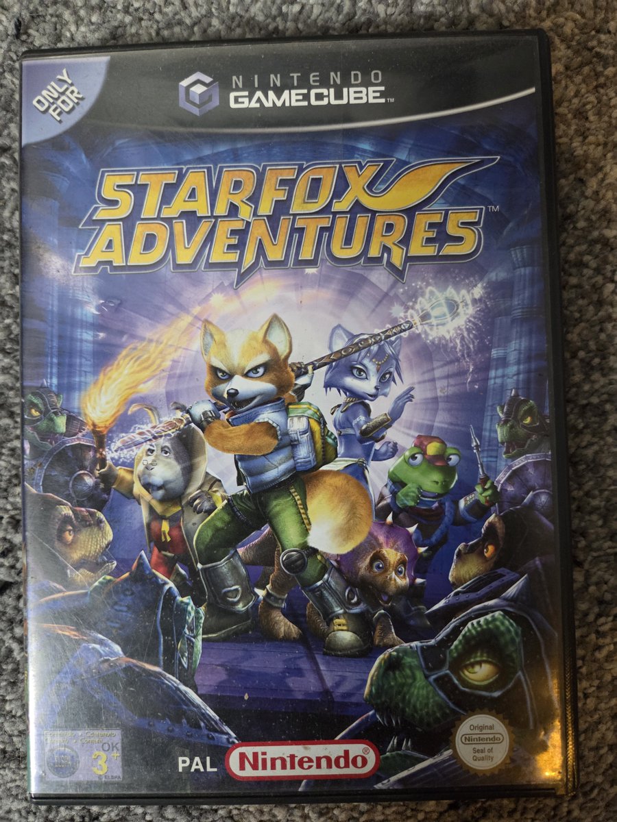 chris_max18's tweet photo. Time to return to the wonderful game of #StarfoxAdventures after 20+ years away and the wonderful Krystal voiced by the amazing @RealKrystalFox, 👏. #NintendoGamecube #nintendowii finally got a GC controller off amazon so im able to enjoy it once more! https://t.co/OxQkpJnYvF
