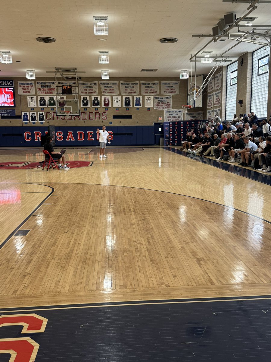 step_basketball's tweet photo. NY Basketball Coaches Clinic to benefit St. Ignatius School - Speaker 4 - Mike Magpayo of Fordham @FordhamMBB https://t.co/TF1Byb8saa