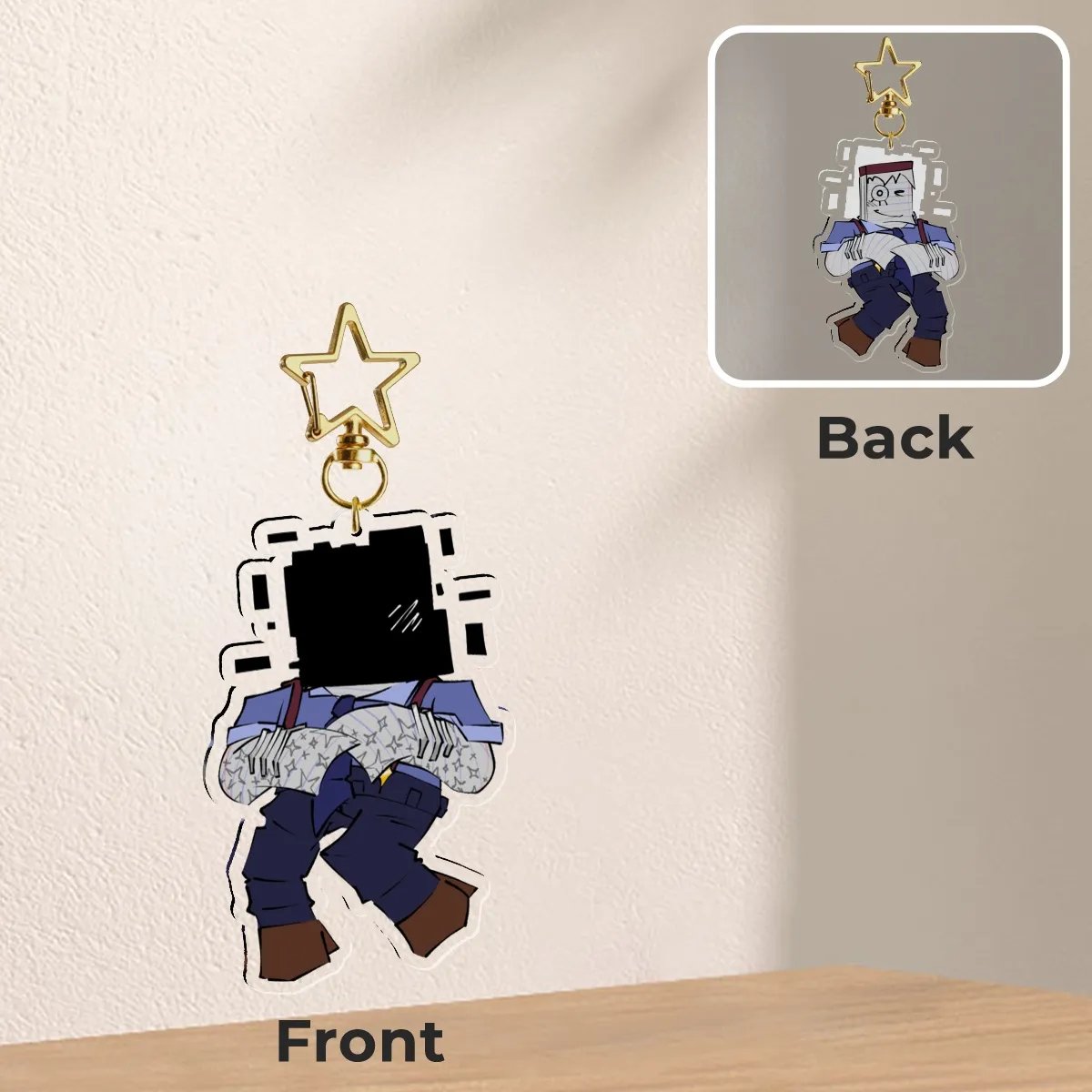 ItsJazsStudio's tweet photo. Never posted on here b4 👀 ,
BUT, I tried and made a Honcho Keychain on Acggoods if any Honcho fans are looking for merch of them. 

It's double sided and has both their 'Past' and current looks! 
 I'll put the link below !! :D 
#doors #roblox #honcho #HonchoDoors https://t.co/pykAlTxFEP