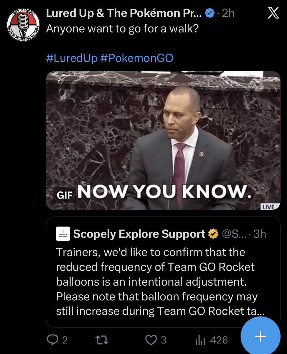 pogo_central's tweet photo. scopely could remove wild spawns, charge $10 per raid and steal your credit card information and this Lured Up account would still stick up for them 

make sure you never say anything negative about the game because boiiii, they’ll come for you https://t.co/gEYLNHDvcG