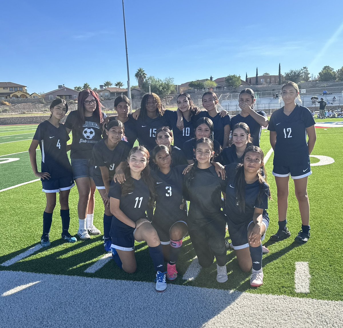 VVicencio_CMS's tweet photo. All heart and hustle today!
💙🤠🩶
Proud of these girls!
0-0 vs Antwine 
#ClarkeGirlsSoccer 
@WalterEClarkeMS @CMSAthletic https://t.co/yJ61t8Zhgs