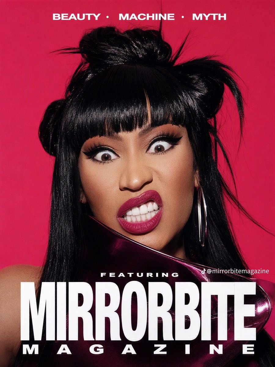 Shvdabarb's tweet photo. Nicki Minaj x MirrorBite Magazine — Beauty • Machine • Myth (The Full Cover Series) https://t.co/A8rR2JwBOF